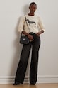 Abbigliamento Lauren Ralph Lauren maglione in cotone 200955695 beige