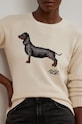 Lauren Ralph Lauren maglione in cotone beige 200955695