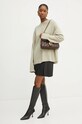 Светр з кашеміру BOSS 50524052 бежевий AW24
