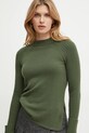 MAX&Co. sweter wełniany zielony 2426366064200