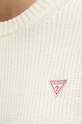 Guess Jeans sweter bawełniany W4BR08.Z3HM1 beżowy