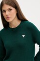Guess Jeans sweter bawełniany zielony W4BR08.Z3HM1