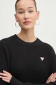 Guess Jeans pulover de bumbac negru W4BR08.Z3HM1