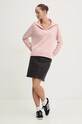 Guess Jeans sweter bawełniany W4BR14.Z3HM1 różowy AW24