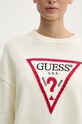 Guess Jeans pulover de bumbac W4BR12.Z3HM1 bej
