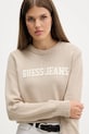 Guess Jeans sweter bawełniany beżowy W4BR10.Z3HM1