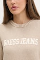 Guess Jeans sweter bawełniany W4BR10.Z3HM1 beżowy