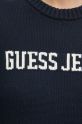 Guess Jeans pulover de bumbac W4BR10.Z3HM1 bleumarin