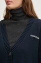 Хлопковый кардиган Guess Jeans W4BR81.Z3HM1 тёмно-синий