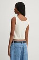 Одежда Топ с примесью шелка Guess Jeans W4BR17.Z3HO2 бежевый