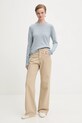 Guess Jeans sweter z domieszką wełny W4BR83.Z3HO2 niebieski AW25