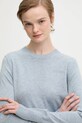 Guess Jeans sweter z domieszką wełny niebieski W4BR83.Z3HO2