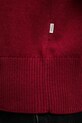 Guess Jeans sweter z domieszką wełny bordowy W4BR83.Z3HO2