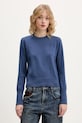 Guess Jeans sweter z domieszką wełny niebieski W4BR83.Z3HO2