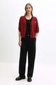 Kardigan s příměsí vlny Guess Jeans W4BR16.Z3HO2 burgundské NC25
