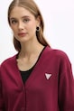 Guess Jeans cardigan din amestec de lână burgundia W4BR16.Z3HO2