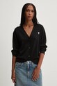 Guess Jeans cardigan din amestec de lana negru W4BR16.Z3HO2
