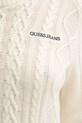 Guess Jeans sweter z domieszką wełny W4BR13.Z3HN2 beżowy