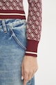 Πουλόβερ Guess LISE W4BR21.Z37K0 μπορντό