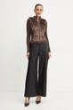 Πλεκτή ζακέτα Guess MILA W4BR74.Z2ZK2 καφέ AW24