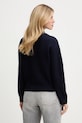 Ruházat A.P.C. gyapjú pulóver Pull Esther WVBDK.F23373.IAK sötétkék