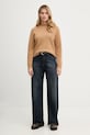 A.P.C. sweter wełniany Pull Esther WVBDK.F23373.CAB brązowy AW24