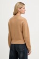 Odzież A.P.C. sweter wełniany Pull Esther WVBDK.F23373.CAB brązowy