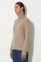 Вълнен пуловер A.P.C. Pull Amal бежов WYAAD.F23374.PAC