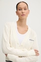 Жилетка adidas Originals Cardigan бежов IX1049