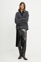 Вовняний кардиган Ivy Oak IO113146 сірий AW24