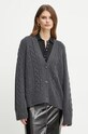 Vuneni kardigan Ivy Oak siva IO113146