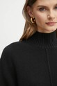 Ivy Oak sweter wełniany IO113147 czarny