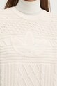 Свитер adidas Originals 70s Trefoil Sweater JN8318 бежевый