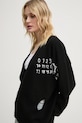 Vuneni kardigan MM6 Maison Margiela crna S62HP0022.M13071