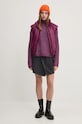 HUGO sweter z domieszką wełny 50522552 fioletowy AW24