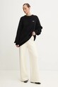 Rotate pulover de lana 113127100 negru AW24