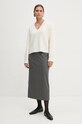 Шерстяной свитер Gestuz 10909445 бежевый AW24