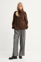 Gestuz sweter 10909446 brązowy AW25