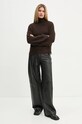 Gestuz pulover de lana 10909446 maro AW25