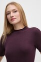 Вовняний светр Sisley фіолетовий 11BAM105P