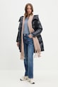Sisley sweter wełniany 11BAM1A48 niebieski AW25