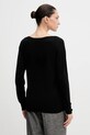 Odzież Sisley sweter wełniany 11BAM1A48 czarny