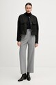Sisley sweter 11BAM201C granatowy AW25