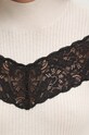 Вовняний светр Sisley 1M9AL201V бежевий