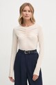Longsleeve Sisley slim μπεζ 3903L200S