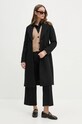 Sisley kardigan wełniany 148YM6025 beżowy AW24