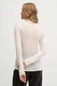 Odzież Sisley longsleeve z domieszką wełny 3N1WL2100 beżowy