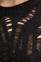 Sisley pulover din amestec de lână 15ZTM105H negru