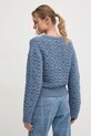 Odzież Sisley sweter 145YM105A niebieski