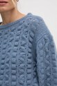 Sisley sweter 145YM105A niebieski
